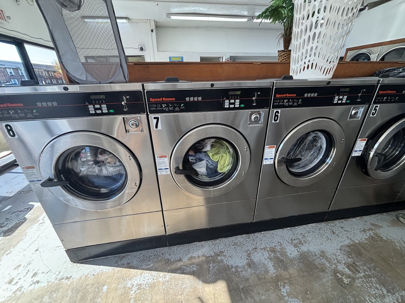 Speed Queen front-load washers at NTX Washhouse